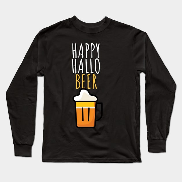 Happy hallo beer Long Sleeve T-Shirt by maxcode